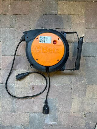 Automatische elektrische kabelhaspel, Beta, 1844 15-H05, zwart/oranje,