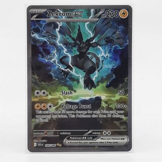 Kaart, Pokémon, Zekrom EX 166/086 BLK EN, 2025