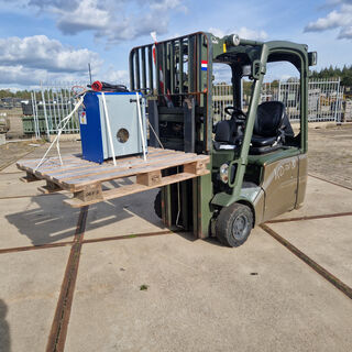 Elektrische heftruck, Linde, E14, 2008