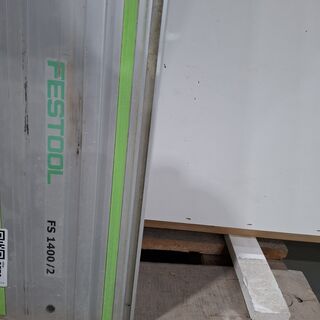2x Geleiderail Festool, 80 en 140cm