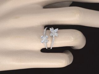 Witgouden ring met diamanten 1.30 carat