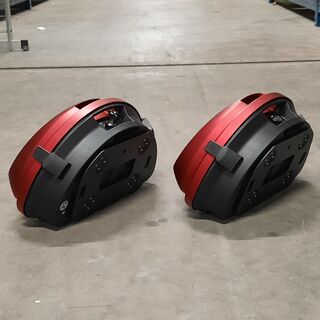 2x Zijkoffer t.b.v. elektrische scooter