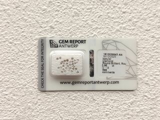Diamant – 0.86 carat parcel natuurlijke briljant geslepen diamanten (g