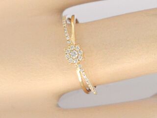 Gouden ring met diamanten