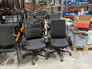 9x Bureaustoel, o.a. Interstuhl