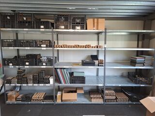 Partij akoestische monsters, samples en panelen diverse kleuren en des