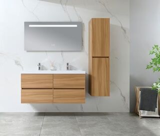 Badkamermeubel Vonato Naturis 120 Licht hout decor