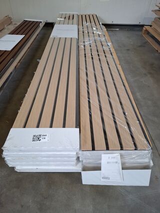 Ca 19x akoestisch paneel Durawall, Light oak