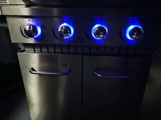 Gasbarbecue Vonato RVS Keuken Grill Chef 4 Mat geborsteld RVS – Hooggl