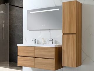 Badkamermeubel Vonato Naturis 120 Licht hout decor
