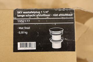 3x Wastafel toebehorenset Lavigo, Sky 1952095