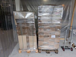 2x Pallet met verpakkingsdozen, Topa