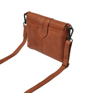 Schoudertas en clutch DR Amsterdam, camel