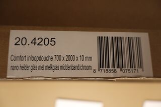 Douchewand Wiesbaden, Comfort, chroom