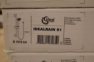 3x Glijstangset met handdouche Ideal Standard, Idealrain S1, chroom