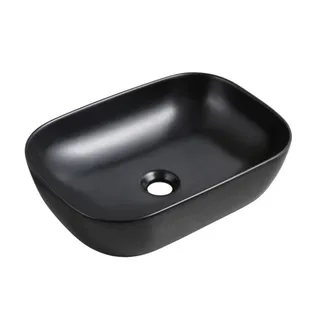 2x Opzetwastafel Wellwater, zwart
