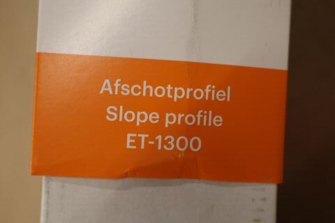 Afschotprofiel Easy Drain, Easy Turn, rvs