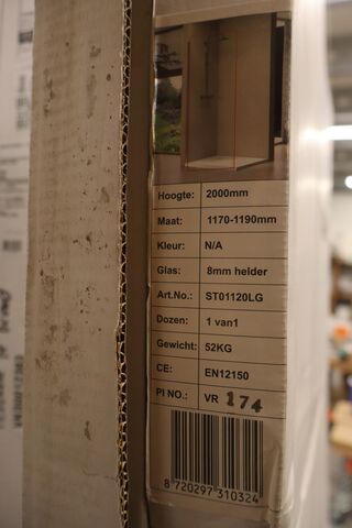 Vaste Inloopdouche Van Rijn Products, ST01