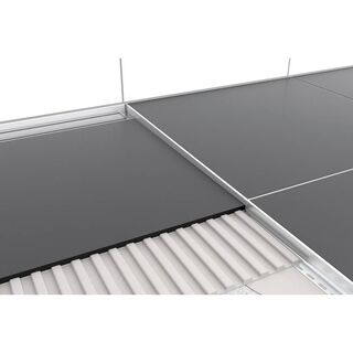 Afschotprofiel Easy Drain, Easy Turn, rvs