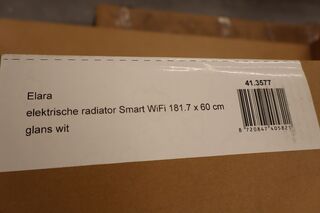 Handdoekradiator Smart wifi Wiesbaden, Elara, wit
