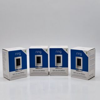 4x Beveiligingscamera, Ring, Stick Up Cam Battery