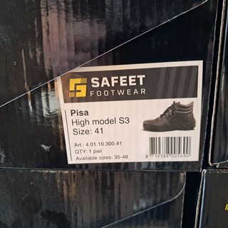 4x Werkschoenen, diverse maten, SaFeet, Pisa Highmodel S3