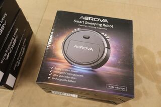 Ca. 10x Robotstofzuiger Aerova, Smart Sweeping Robot, zwart