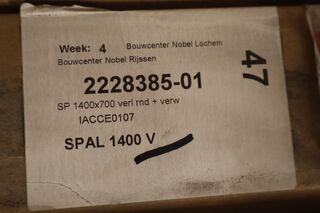 Spiegel met verlichting Primabad, SPAL1400, grijs