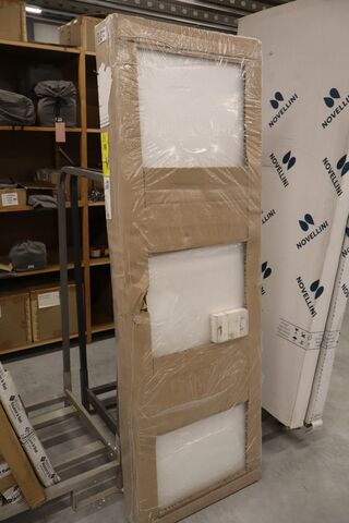 Elektrische designradiator met blower Vasco, Niva, wit