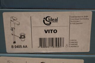 4x Wastafelmengkraan Ideal Standard, Vito B0405AA, chroom