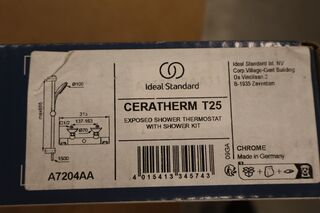 Thermostaatkraan met doucheset Ideal Standard, Ceratherm T25, chroom