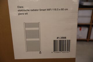 Handdoekradiator Wiesbaden, Elara, wit