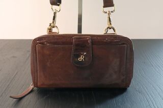 Schoudertas en clutch DR Amsterdam, brown