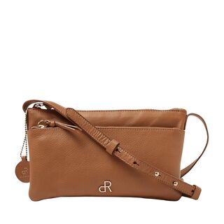 Schoudertas en clutch DR Amsterdam, camel