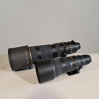 2x Camera lens, Nikon, o.a AF-S Nikkor 500mm 1:5.6E PF ED