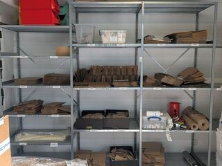 Partij divers verpakking materiaal