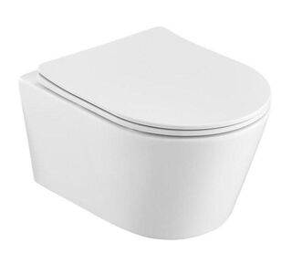 Toiletpot met toiletbril Atlantic, Bruce Compact, wit