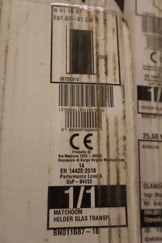 Draaideur voor douche-nis Novellini, N01 1B 87, chroom