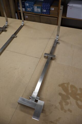 3x Douchekraan met arm Allibert