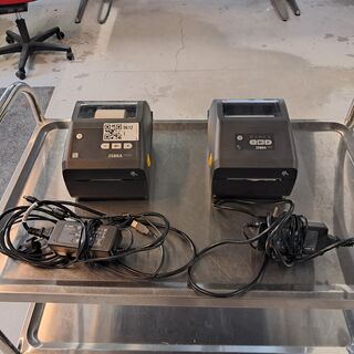 2x Labelprinter, Zebra, ZD420 & ZD421