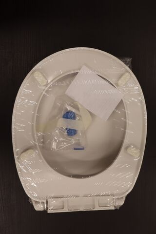 6x WC-zitting met deksel Godart, Ocean, wit