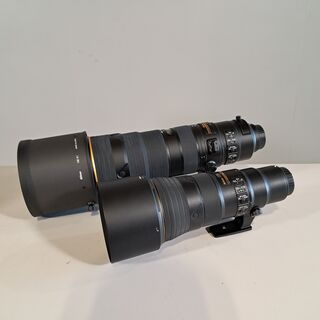 2x Camera lens, Nikon, o.a AF-S Nikkor 180-400mm 1:4E TC1.4 FL ED