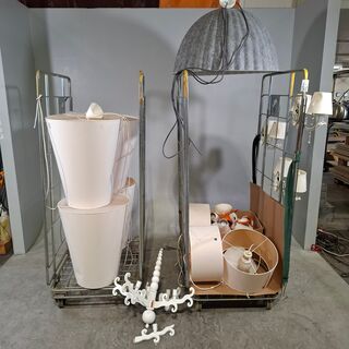 Partij diverse hanglampen en lampenkappen, O.a LND Design, Home Sweet
