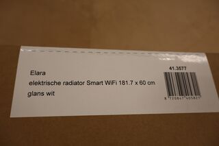 Handdoekradiator Smart wifi Wiesbaden, Elara, wit