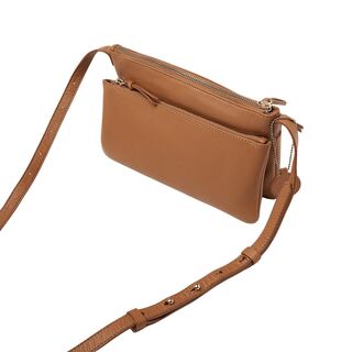 Schoudertas en clutch DR Amsterdam, camel