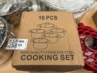 7x Kookpannen en een gietijzeren pan W.o. BBQ-Toro