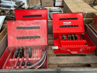 3 Gereedschapskoffers en 9 perskoppelingen W.o. Unipipe, Geberit