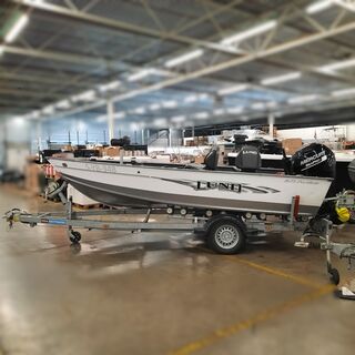 Visboot met Mercury ME75LBSP en Pega 1350 boottrailer, Lund, 1675 Pro