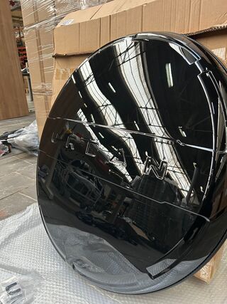 Glanzend zwarte reservewielcover / reservewielhoes voor Land Rover Urb