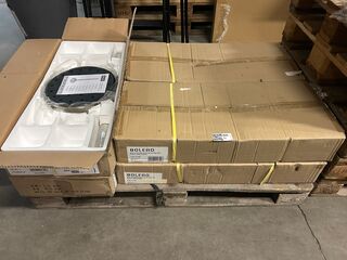 6x RVS afzetpaalsystemen met voetplaten Bolero